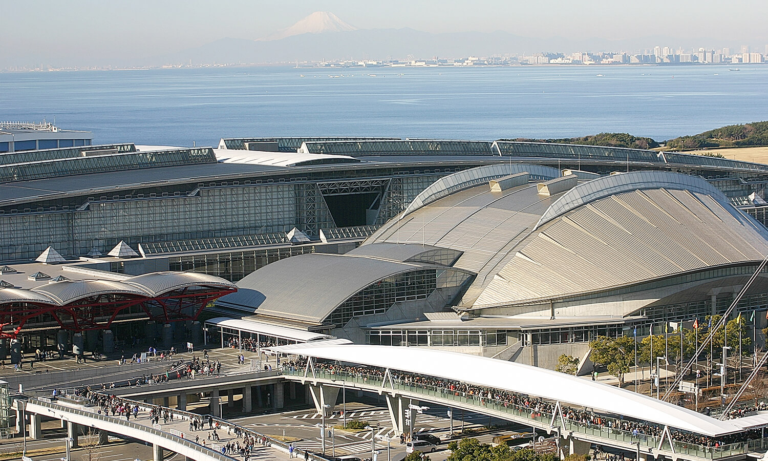 Makuhari Event Hall aerial photograph